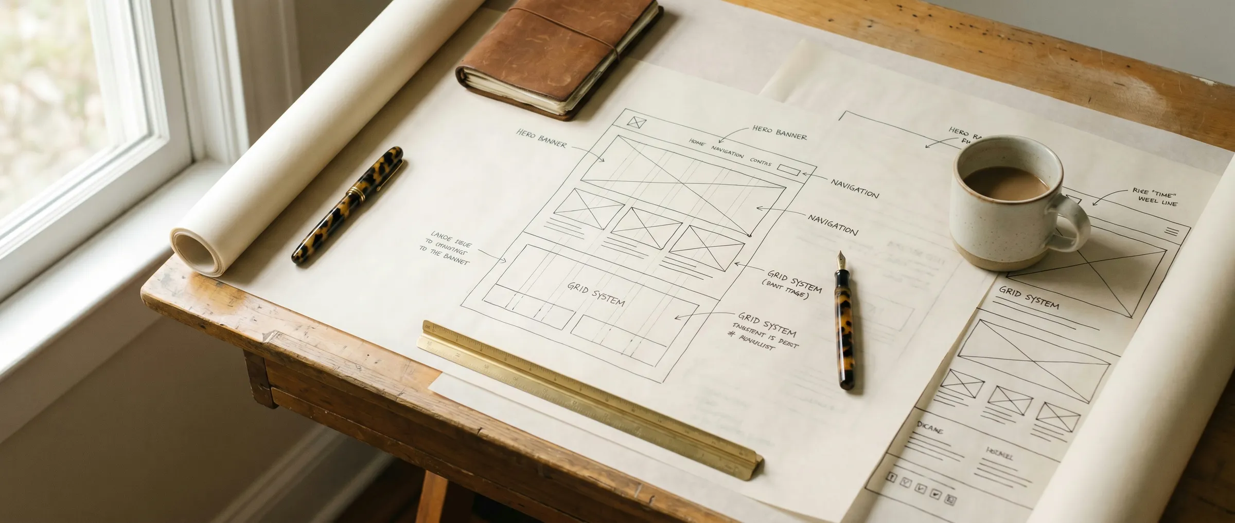 The Zoracle drafting table, where every build starts on paper